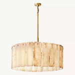 Calamette Diffused Onyx Round Chandelier 36"