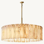 Calamette Diffused Onyx Round Chandelier 48"