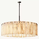 Calamette Diffused Onyx Round Chandelier 48"