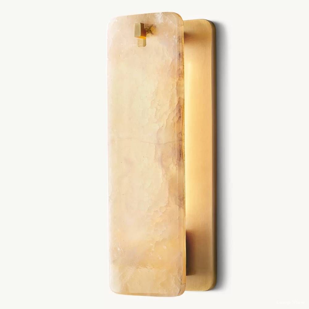 Calamette Diffused Onyx Wall Sconce