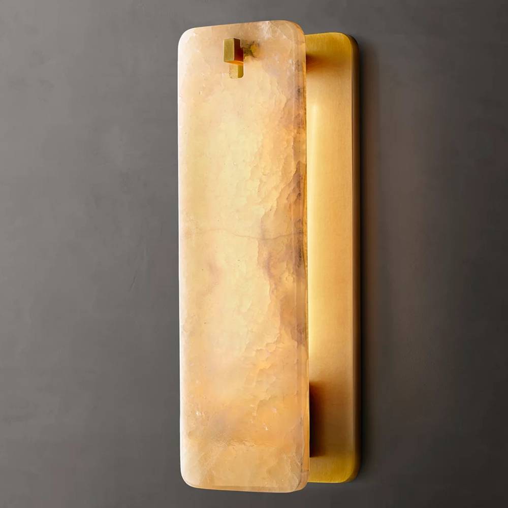 Calamette Diffused Onyx Wall Sconce