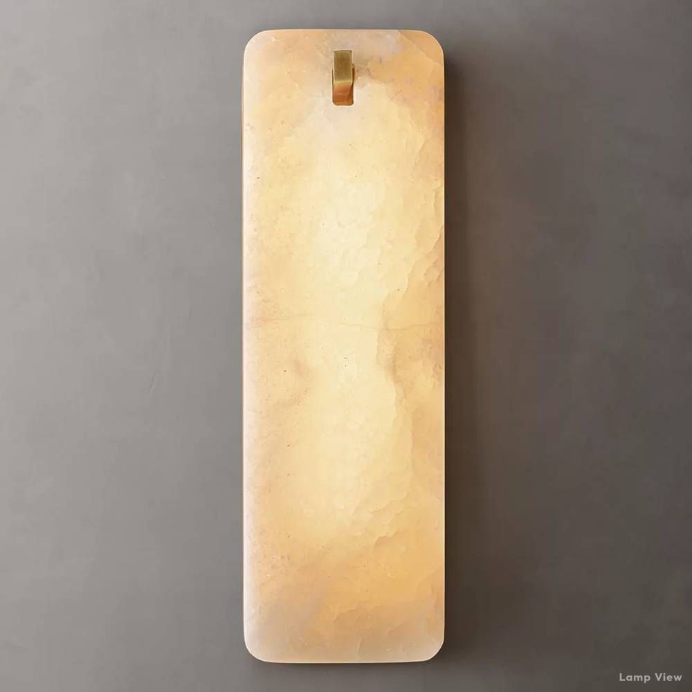 Calamette Diffused Onyx Wall Sconce