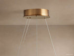 Halima Natural Alabaster Halo Chandelier