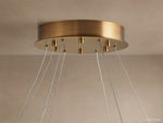 Halima Natural Alabaster Halo Chandelier
