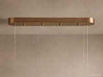 Halima Natural Alabaster Linear Chandelier