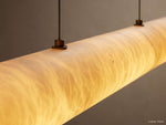 Halima Natural Alabaster Linear Chandelier