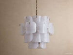 Blaire Layered Glass Round Chandelier