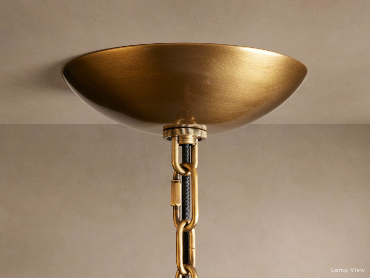 Blaire Layered Glass Round Chandelier