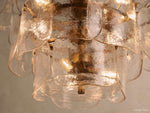 Blaire Layered Glass Round Chandelier