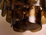 Blaire Layered Glass Round Chandelier