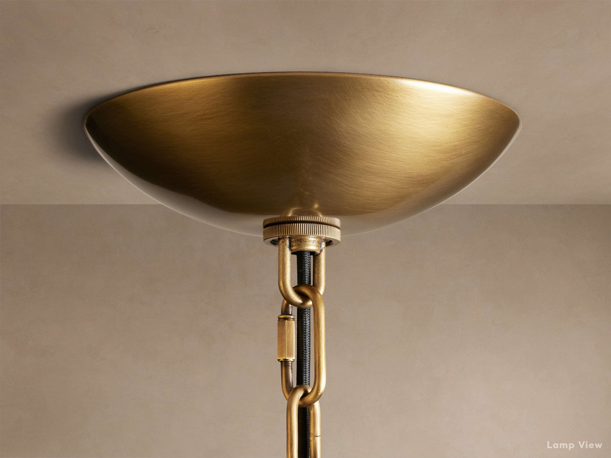 Blaire Layered Glass Round Chandelier