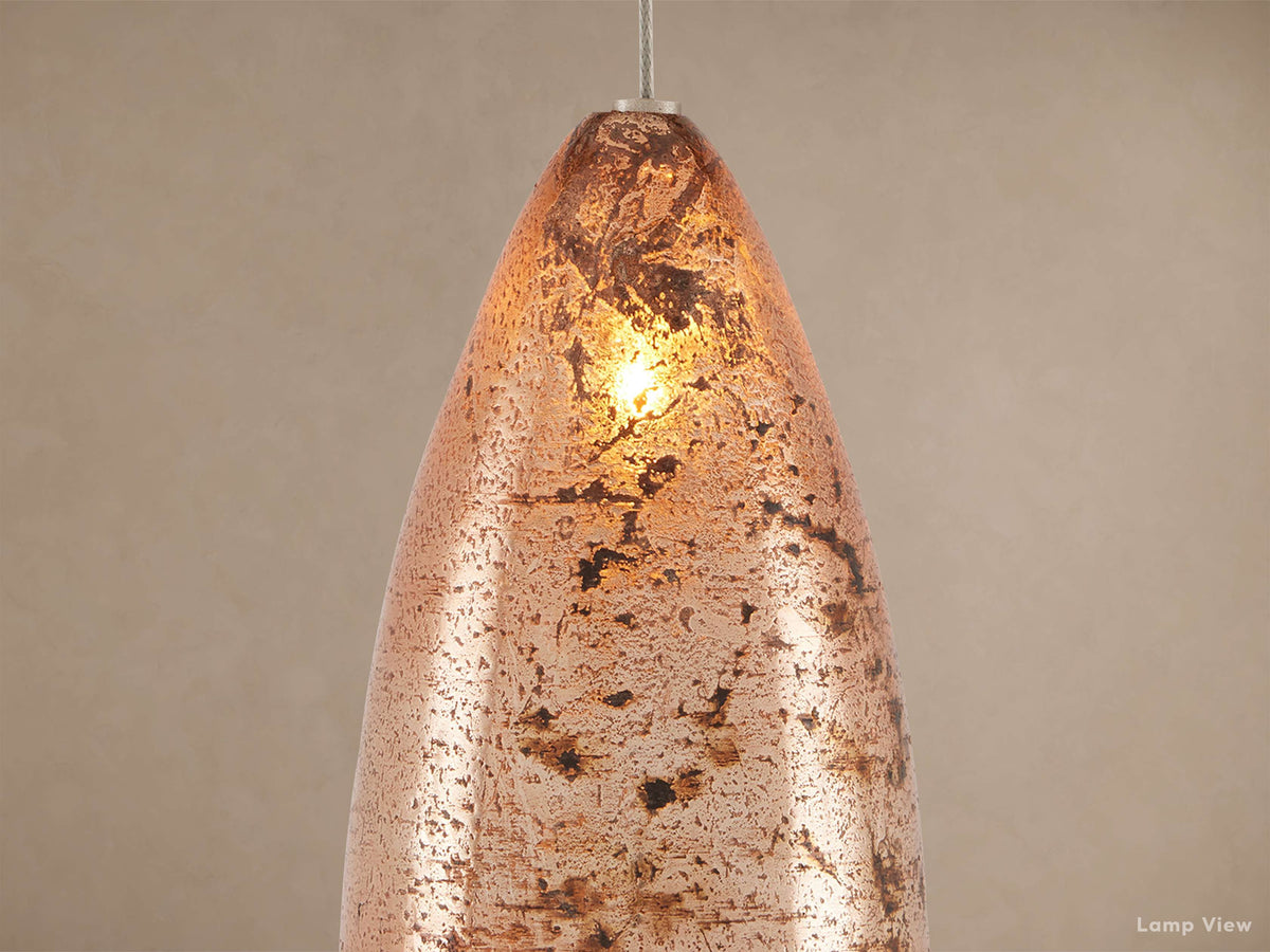 Edda Droplet Glass Linear Chandelier