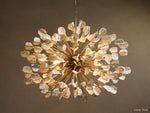 Lunaria Ceramic Petal Round Chandelier