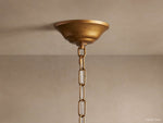 Lunaria Ceramic Petal Round Chandelier