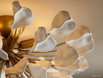 Lunaria Ceramic Petal Flush Mount
