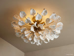 Lunaria Ceramic Petal Flush Mount