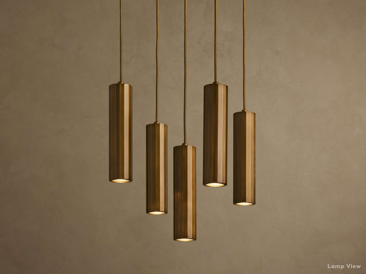 Matthie Sleek Vertical Cluster Chandelier