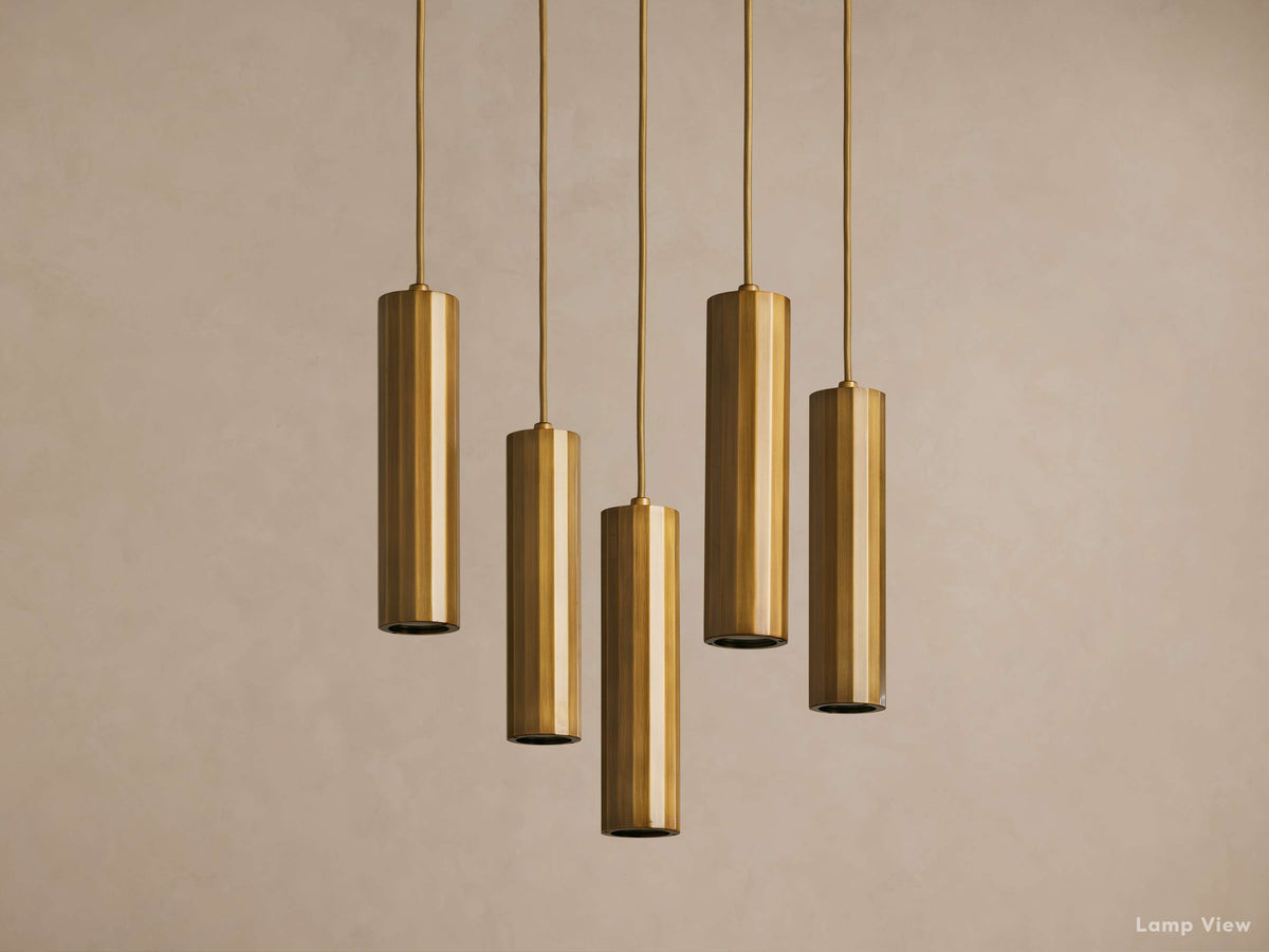 Matthie Sleek Vertical Cluster Chandelier
