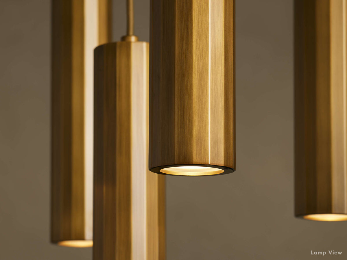Matthie Sleek Vertical Cluster Chandelier