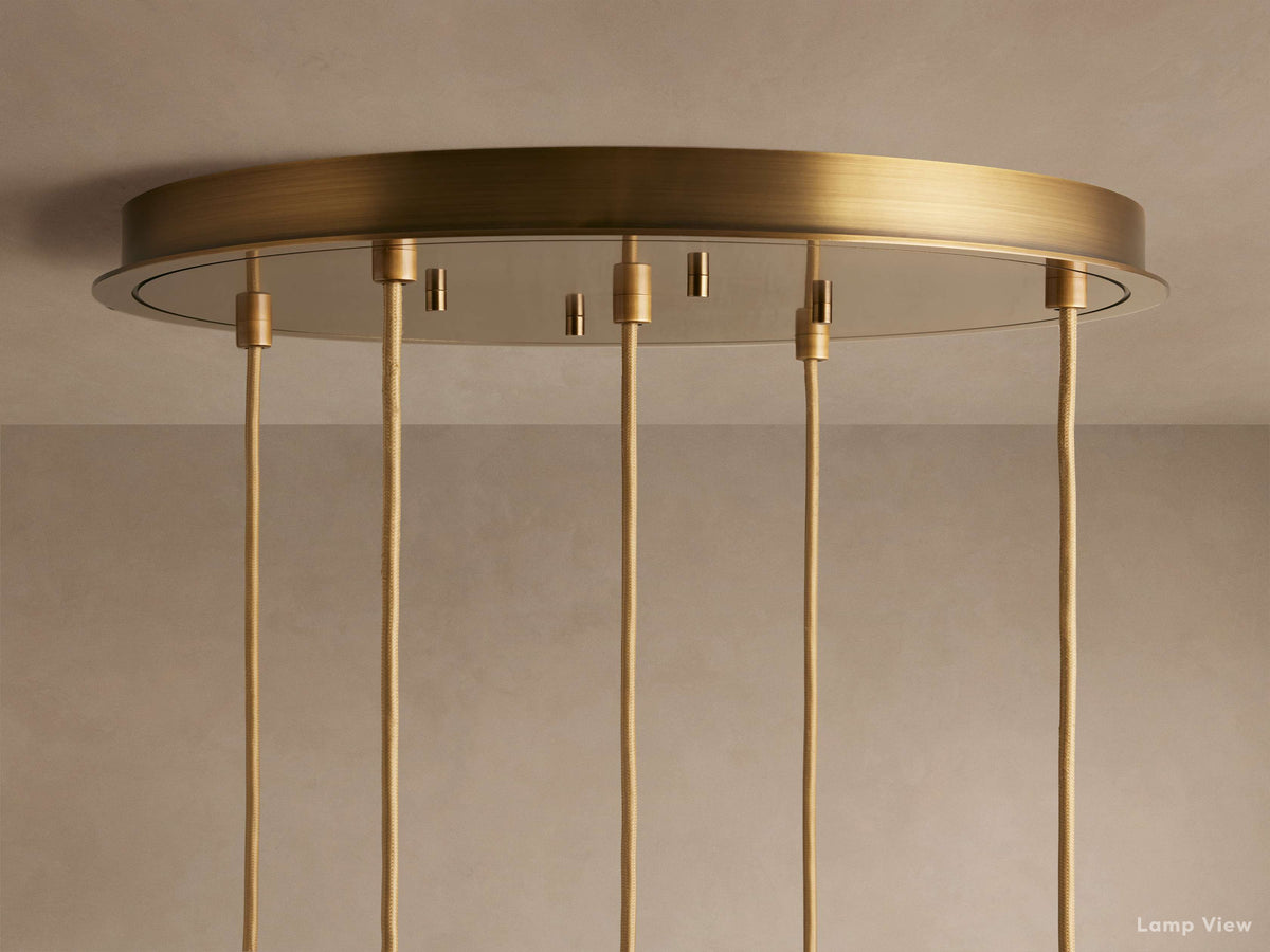 Matthie Sleek Vertical Cluster Chandelier
