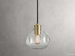 Organic Fluid Glass Pendant Light