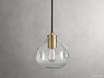 Organic Fluid Glass Pendant Light