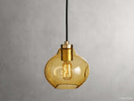 Organic Fluid Glass Pendant Light