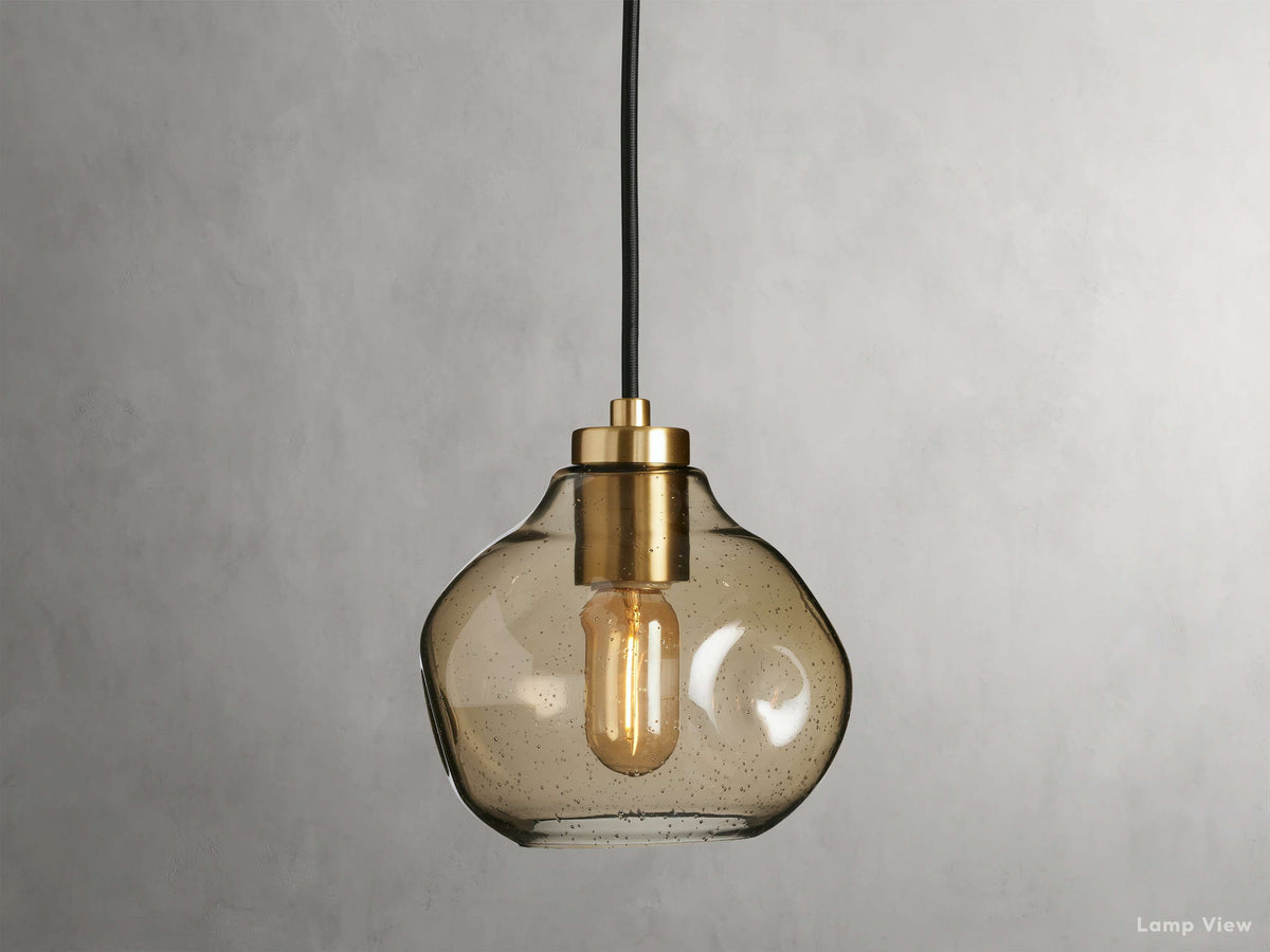 Organic Fluid Glass Pendant Light