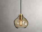 Organic Fluid Glass Pendant Light