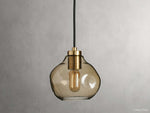 Organic Fluid Glass Pendant Light