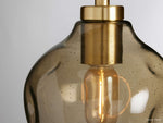 Organic Fluid Glass Pendant Light