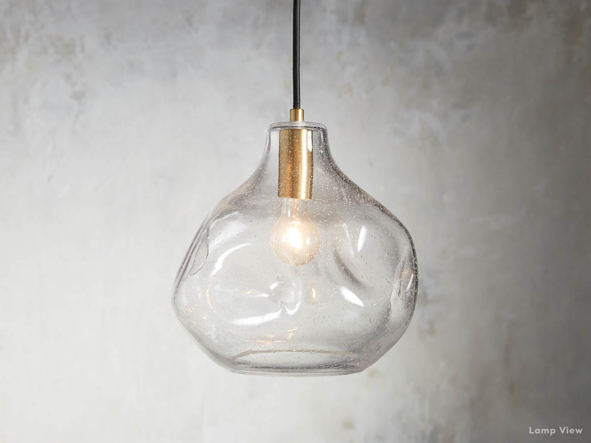 Organic Fluid Glass Pendant Light