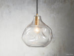Organic Fluid Glass Pendant Light