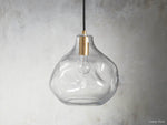 Organic Fluid Glass Pendant Light