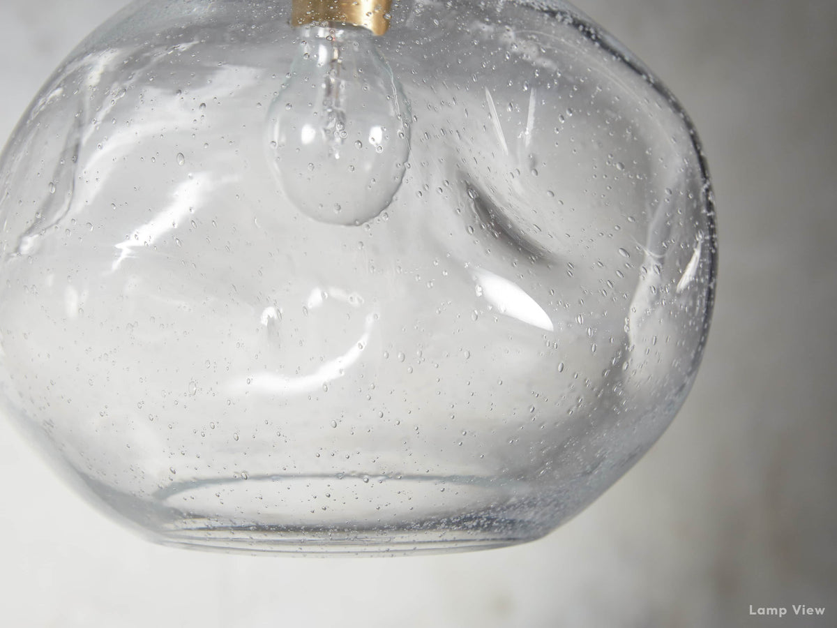 Organic Fluid Glass Pendant Light