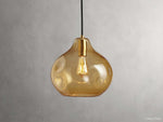 Organic Fluid Glass Pendant Light