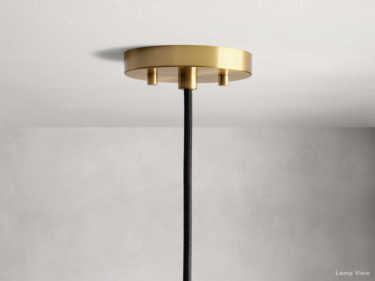 Organic Fluid Glass Pendant Light