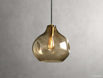 Organic Fluid Glass Pendant Light