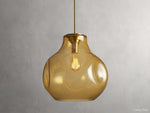 Organic Fluid Glass Pendant Light