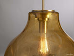 Organic Fluid Glass Pendant Light