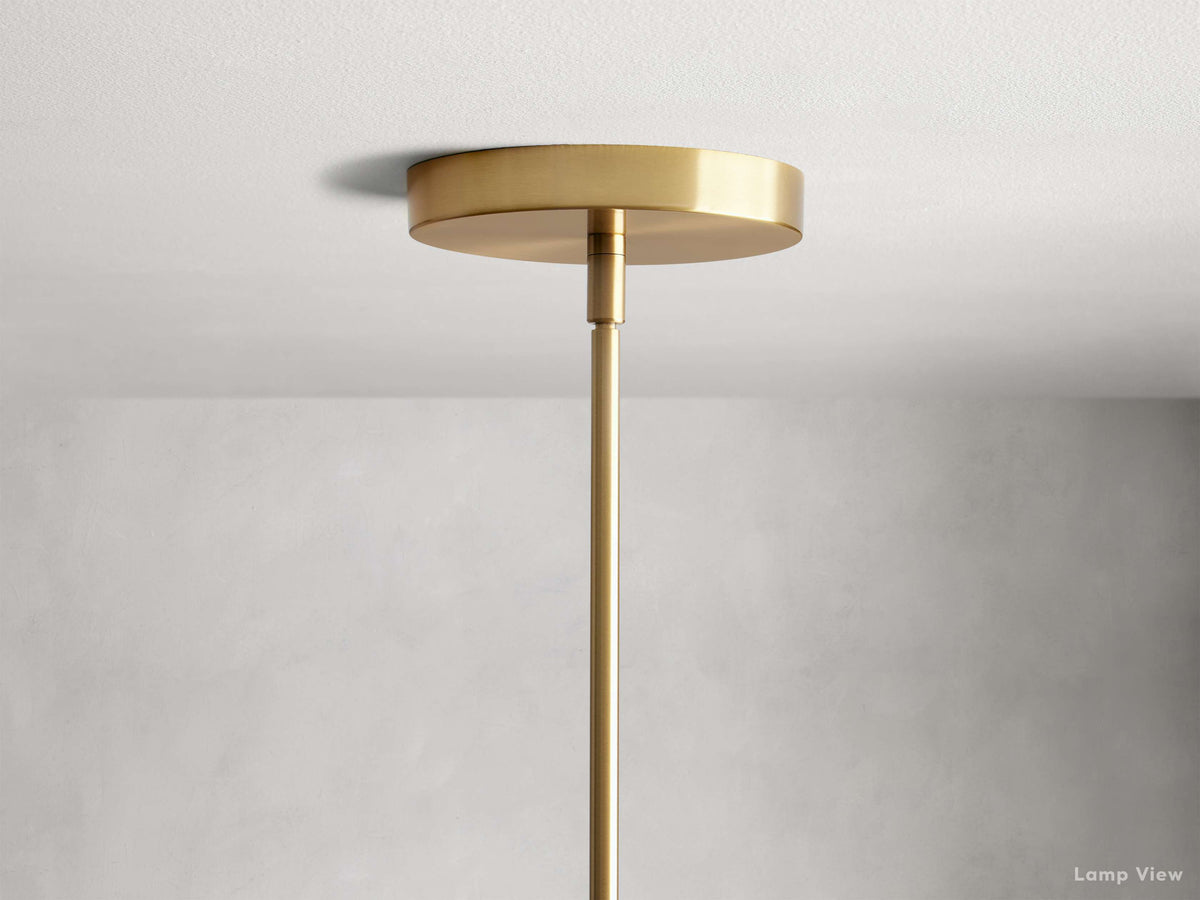 Organic Fluid Glass Pendant Light
