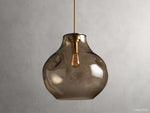 Organic Fluid Glass Pendant Light