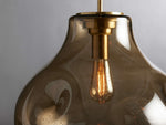 Organic Fluid Glass Pendant Light