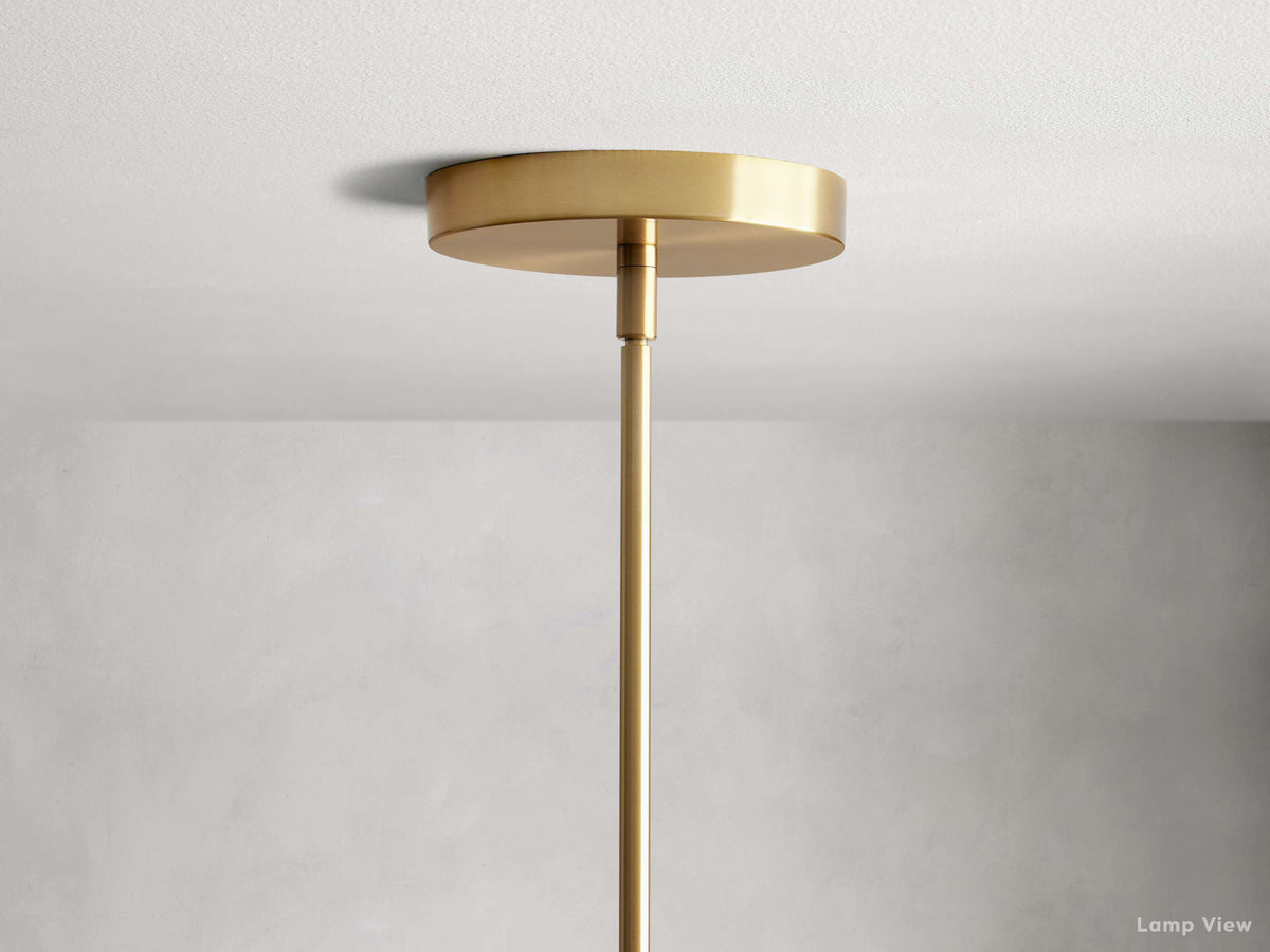 Organic Fluid Glass Pendant Light