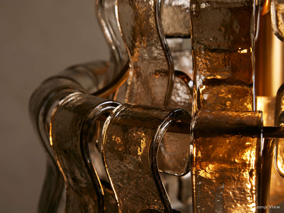 Ghiaccio Hooked Glass Pendant Light