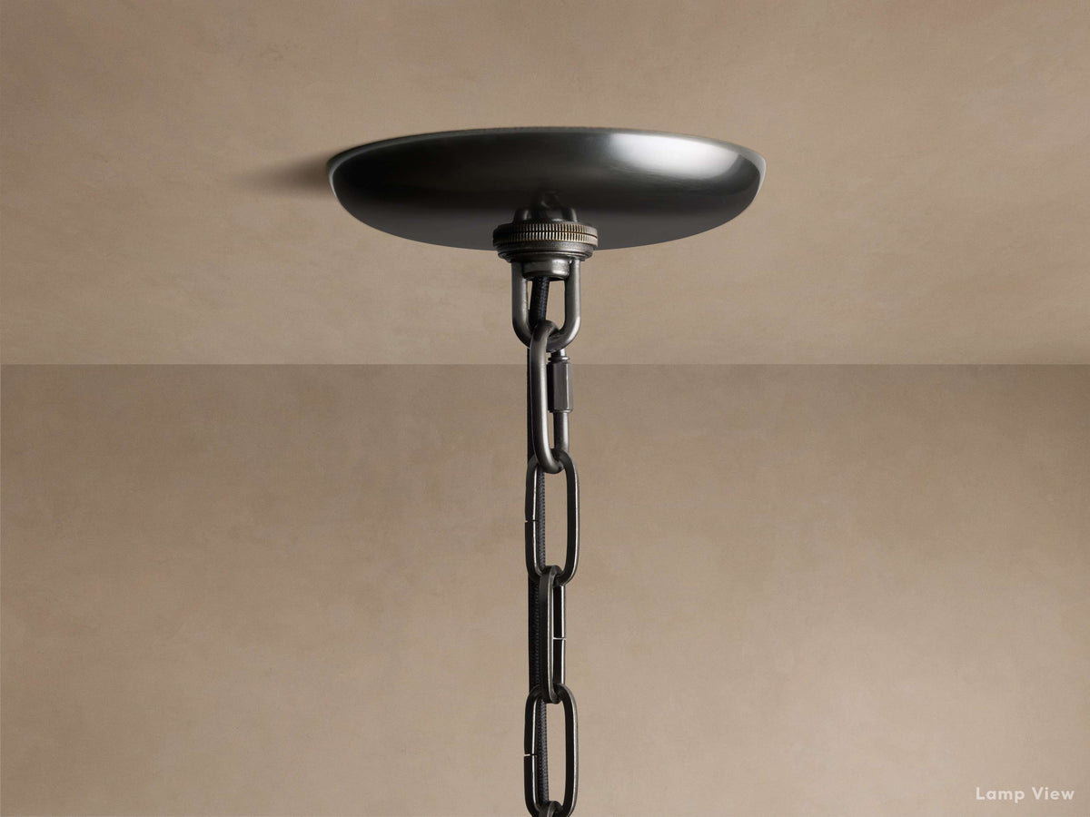 Ghiaccio Hooked Glass Pendant Light