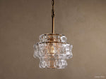 Ghiaccio Hooked Glass Pendant Light