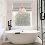 Ghiaccio Hooked Glass Pendant Light