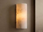 Chayla Subtle Alabaster Wall Sconce