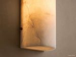 Chayla Subtle Alabaster Wall Sconce